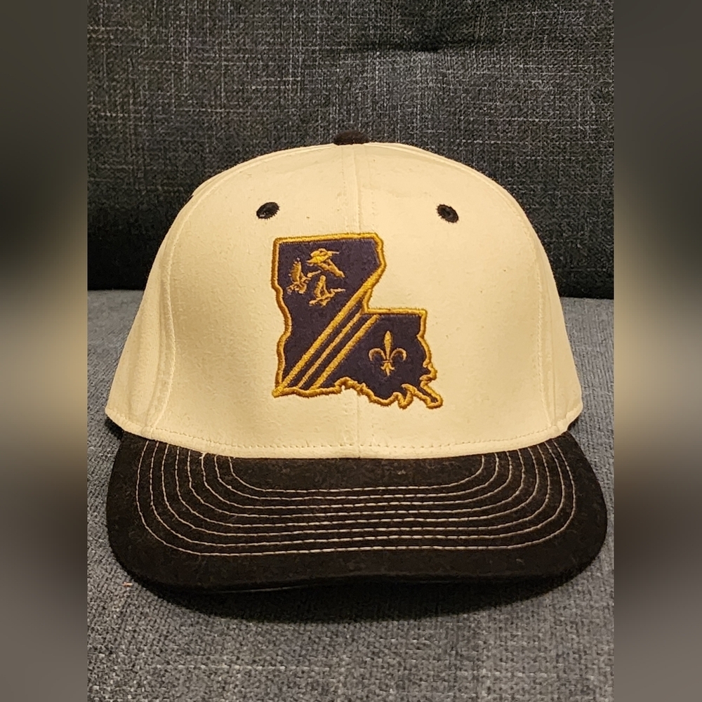 Billy Reid Cream and Black Louisian Hat, Size Small/Medium